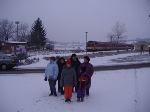 Silvestrovský výšlap do Míkovic a ke studánce - 31.12.2007
